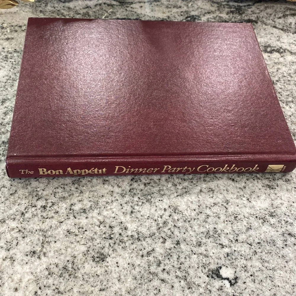 1983 Bon Appetit Dinner Party Cookbook - Red Cover!